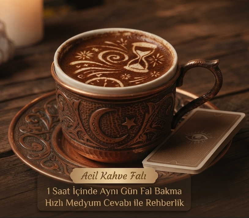 Acil Kahve Falı | 1 Saat İçinde Aynı Gün Fal Bakma | Hızlı Medyum Cevabı